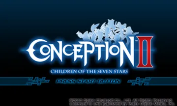 Conception II - Children of the Seven Stars (USA) screen shot title
